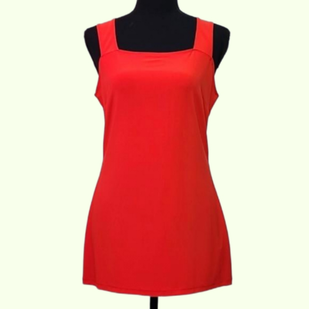 Frank Lyman red sleeveless top. Sz. 8